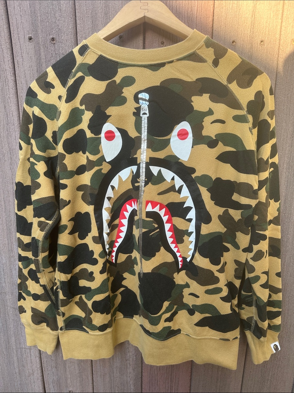 BAPE | 1st Camo Shark Crewneck Sweatshirt